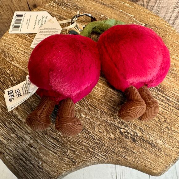 Jellycat Cherries Bag Charm Jellycat Charm Bag Flair Gift FAST SHIP NEW - Picture 7 of 7